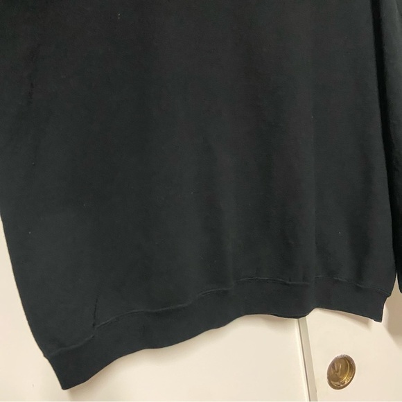 Disney Black V-Neck Cut Out Donald Duck and Daisy sleeve prints Sweater Size 3X - Picture 6 of 6